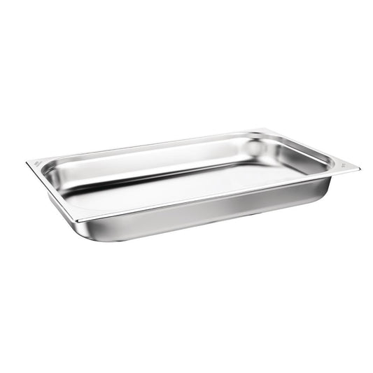 DB881 Nisbets essentials roestvrijstalen gastronorm 65mm (verpakking 3)