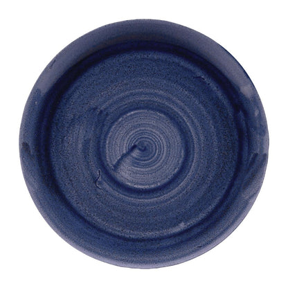 FC167 Churchill Stonecast Patina Cobalt Blue Evolve Coupe Bord 28.6cm (12 stuks)