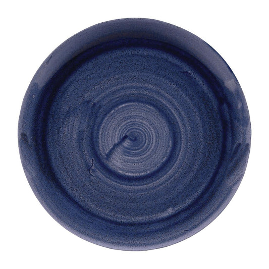 FC167 Churchill Stonecast Patina Cobalt Blue Evolve Coupe Bord 28.6cm (12 stuks)
