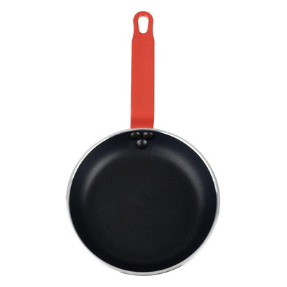 FB473 Hygiplas Teflon Platinum Plus anti-aanbak koekenpan 200mm rood handvat