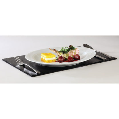 GF071 APS melamine schaal leisteen look GN 1/2