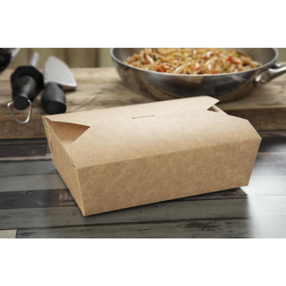 FA365 Colpac recyclebare kraft magnetronbestendige voedseldozen 1950ml (200 stuks)