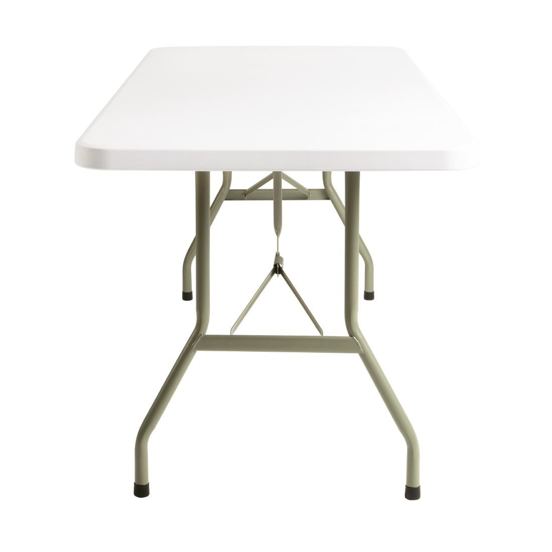 U579 Bolero rechthoekige klaptafel grijs 183cm