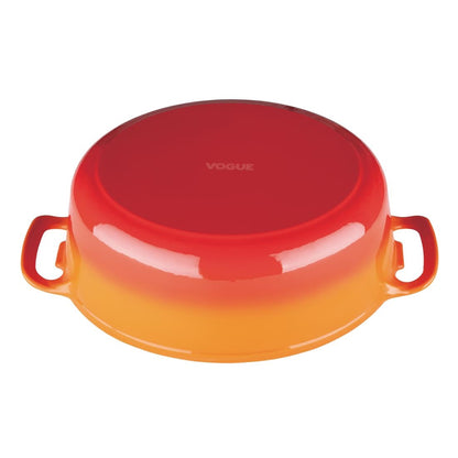 GH311 Vogue oranje ovale braadpan 5ltr