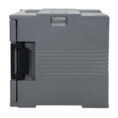 DX993 Vogue Thermo-Box 600 Voorlader Box Zwart Voor GN Bak Afmeting - 465X610x630mm