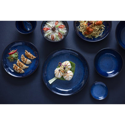 DZ776 Olympia Luna Midnight Blue Footed Bowls 205 mm (4 stuks)