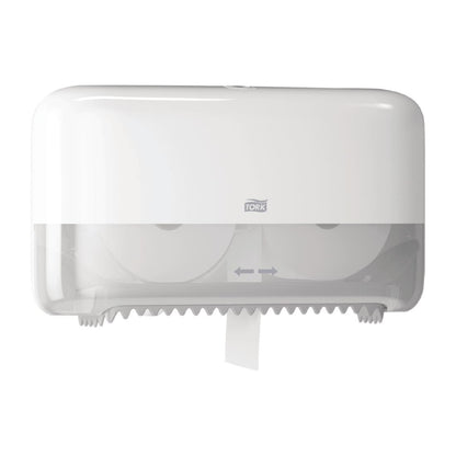 CT047 Tork dispenser voor dubbele toiletrol zonder koker