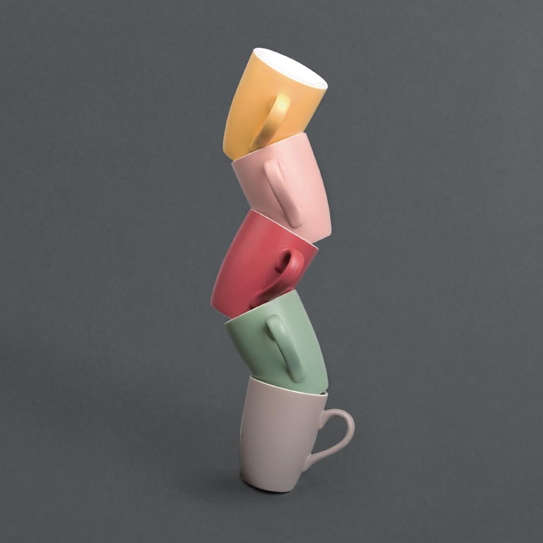 CS041 Olympia Pastel mok grijs 34cl (6 stuks)