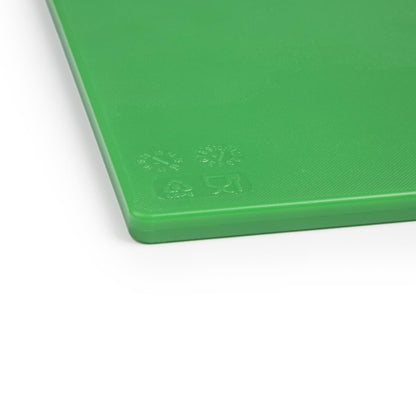 HC858 Hygiplas antibacteriële LDPE snijplank groen 450x300x10mm