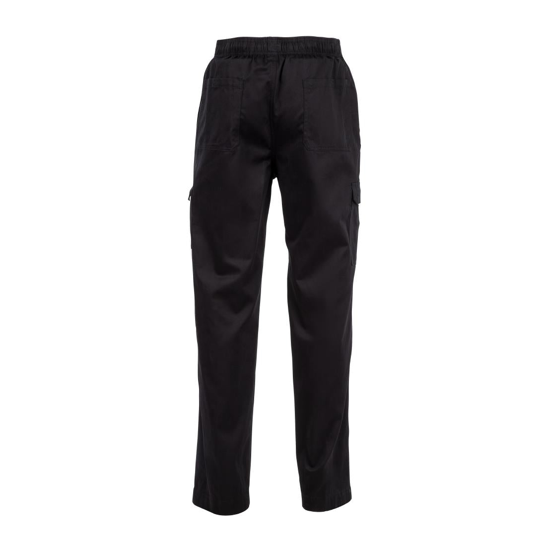B222-XXL Chef Works unisex slim fit cargo broek zwart XXL