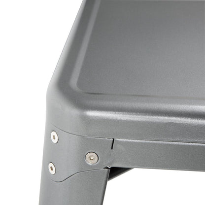 DM904 Bolero Bistro vierkante tafel grijs 66cm