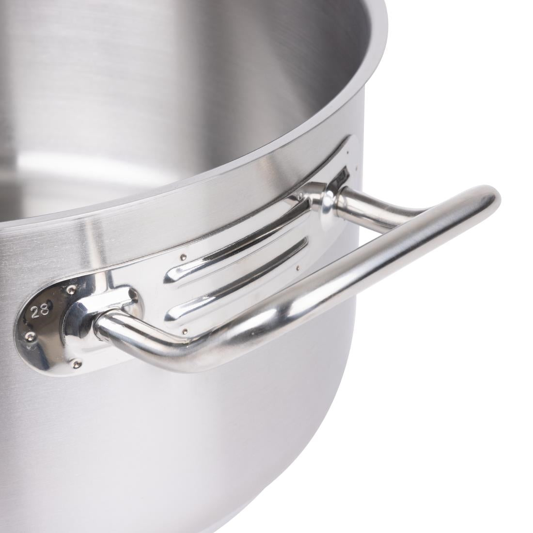 T177 Vogue RVS inductie kookpan 28cm 7,5Ltr