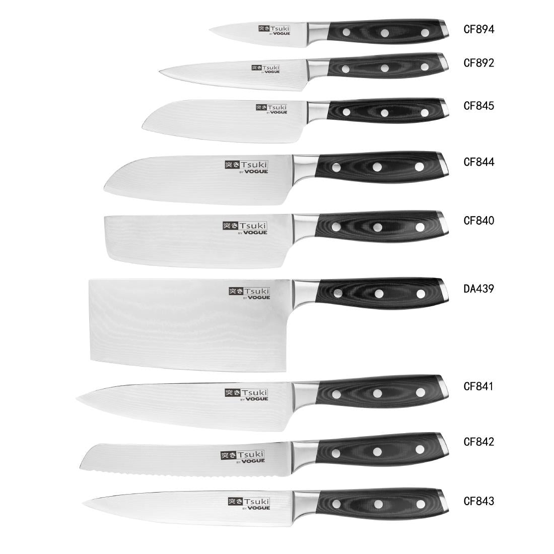 CF840 Vogue Tsuki Series 7 hakmes 16cm