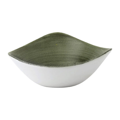FD867 Churchill Stonecast Patina Burnished Green Lotus Kom 17.8cm (12 stuks)