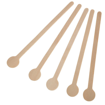 DB493 Fiesta Compostable biologisch afbreekbare houten cocktail roerstaafjes 15cm (100 stuks)