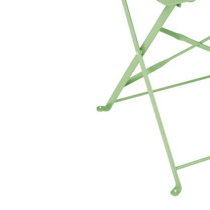 FT270 Bolero stalen klapstoelen lichtgroen (2 stuks)