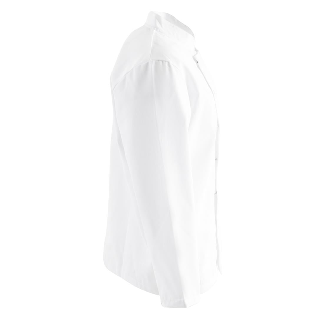 A134-S Whites Vegas koksbuis lange mouw wit S