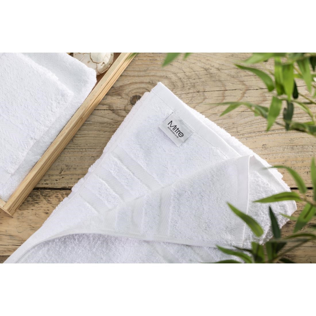 GT791 Mitre Comfort Nova badlaken wit 100x150cm