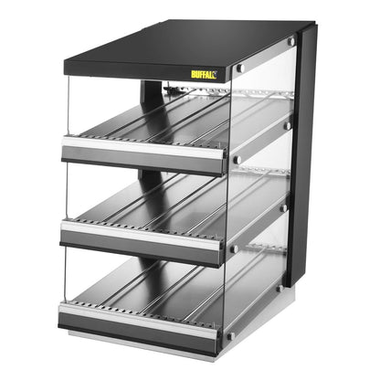 HW926 Buffalo Glooiend Kanaal Voedselverwarmer 3 Planken