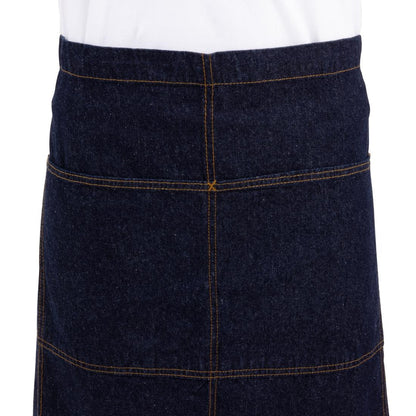 B345 Chef Works Urban Memphis standaard sloof indigo