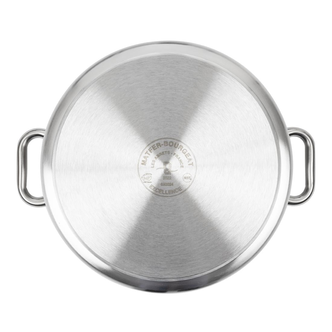 K795 Matfer Bourgeat Excellence RVS inductie soeppan 7Ltr