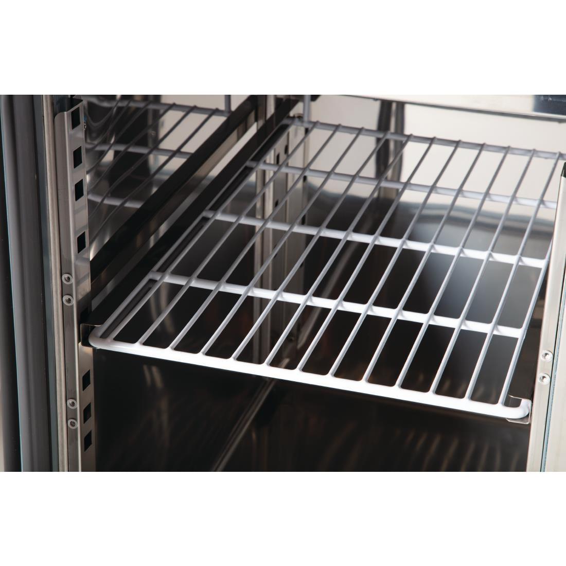 GD873 Polar U-serie koelwerkbank 1 deur en 2 laden 282L