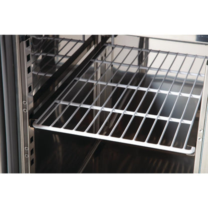 GD873 Polar U-serie koelwerkbank 1 deur en 2 laden 282L