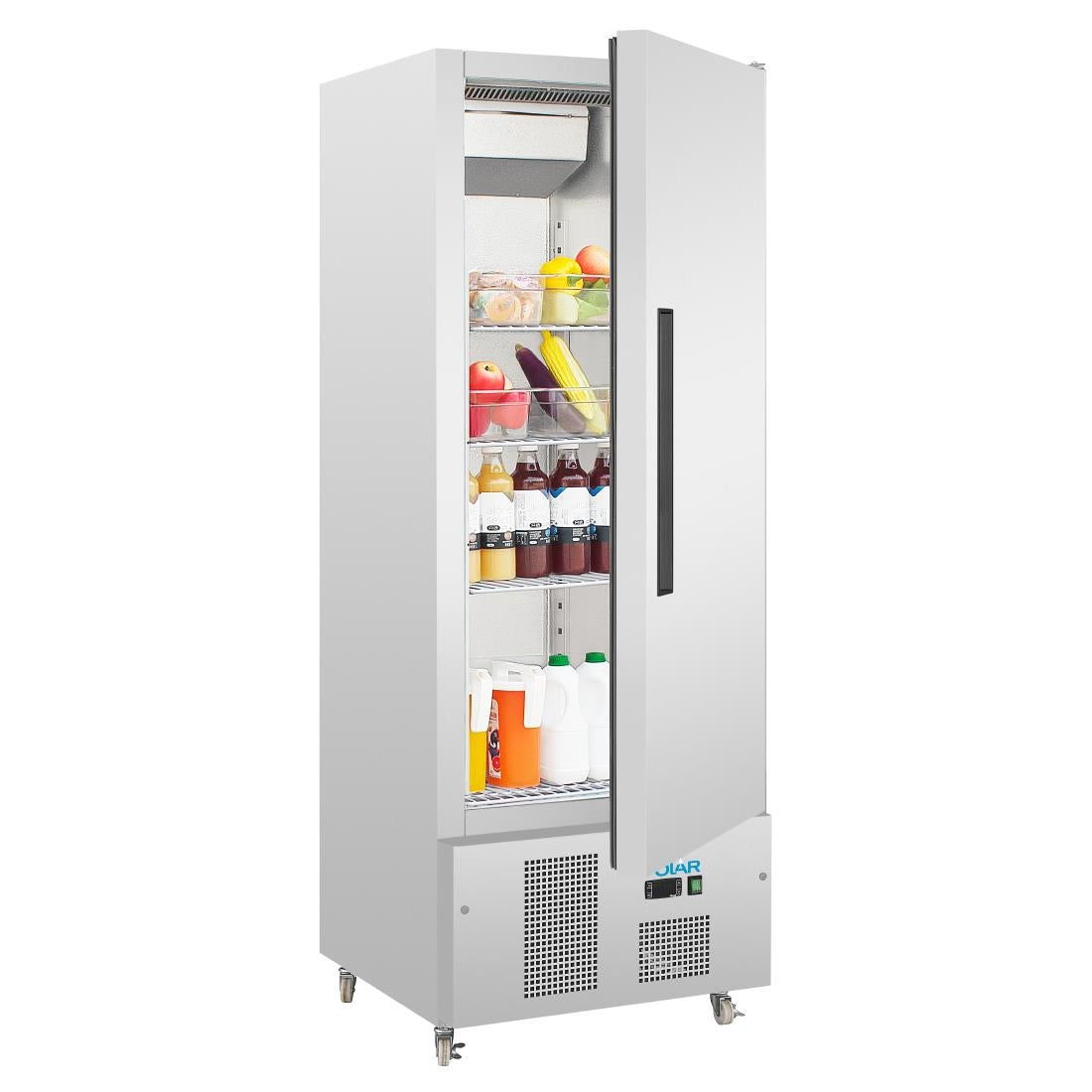 G590 Polar G-serie 1-deurs slimline RVS koeling 440L