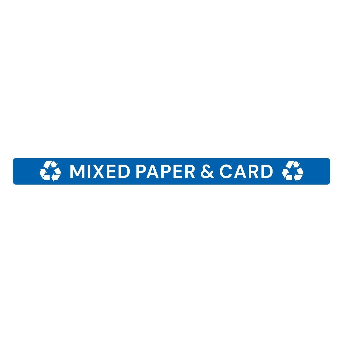 JB491 Jantex Slim Bin deksel label - Gemengd Papier & Karton