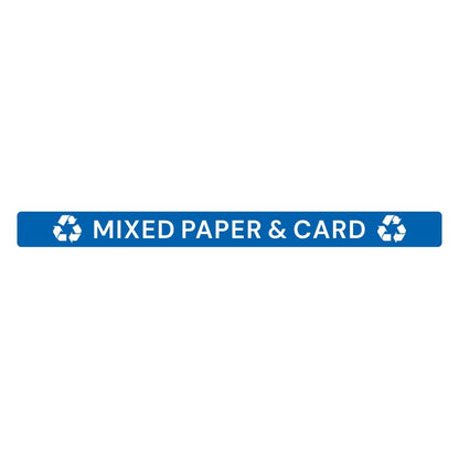 JB491 Jantex Slim Bin deksel label - Gemengd Papier & Karton