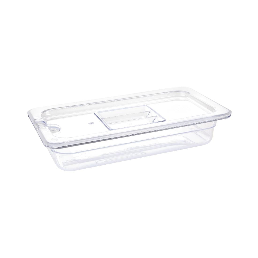 U232 Vogue polycarbonaat bak transparant GN 1/3 65mm
