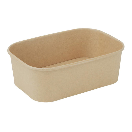 HW622 Fiesta Recycleerbare Rechthoekige Voedselcontainers 750ml (300 stuks)