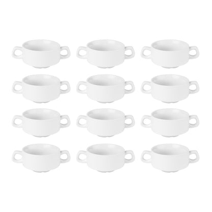 CF369 Olympia Athena Stapelbare Soepkommen 160mm 290ml (12 Stuks)