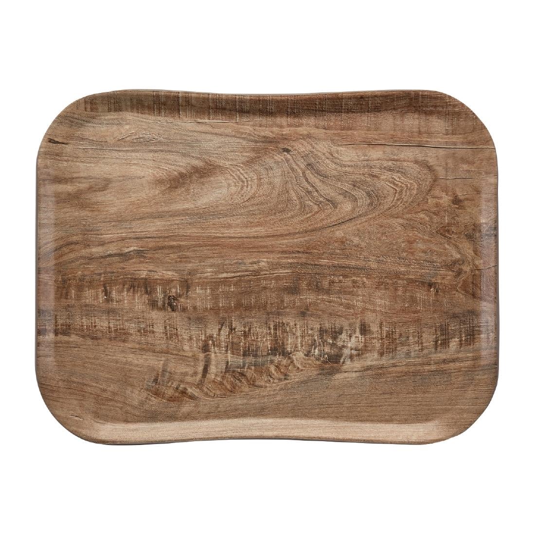 FE489 Cambro Century Woodgrain dienblad licht olijfhout dessin 36x46cm