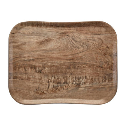 FE489 Cambro Century Woodgrain dienblad licht olijfhout dessin 36x46cm