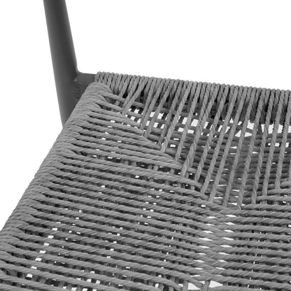 HZ590 Bolero Eden PE gevlochten rattan outdoor armstoelen antraciet (4stuks)