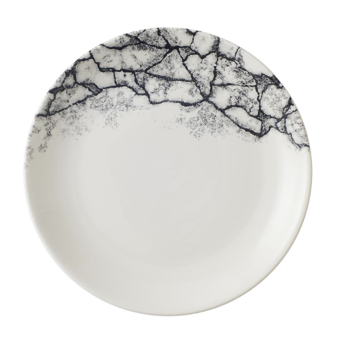 CU667 Churchill Kintsugi Accents Quartz Black Evolve Coupe Bord 16.5cm (12 stuks)