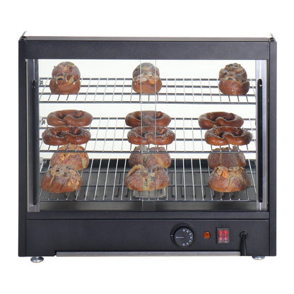 HW929 Nisbets Essentials Verwarmde Voedsel Display Merchandiser 82Ltr
