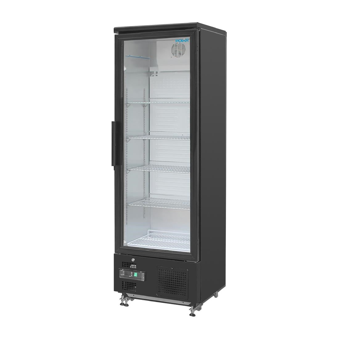 GJ447 Polar G-serie staande barkoeling/display koeling 307L zwart