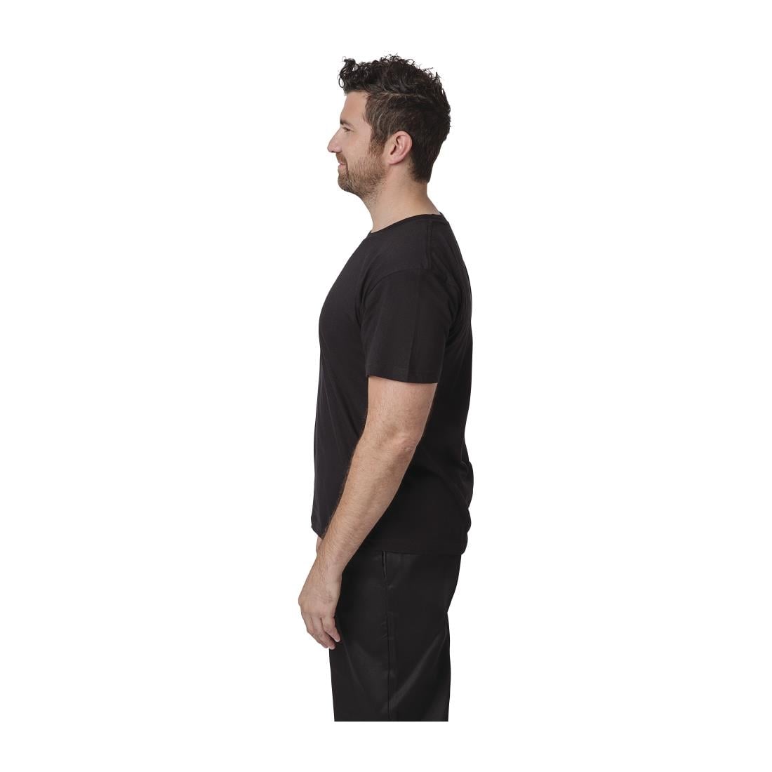 A295-L Unisex T-shirt zwart L