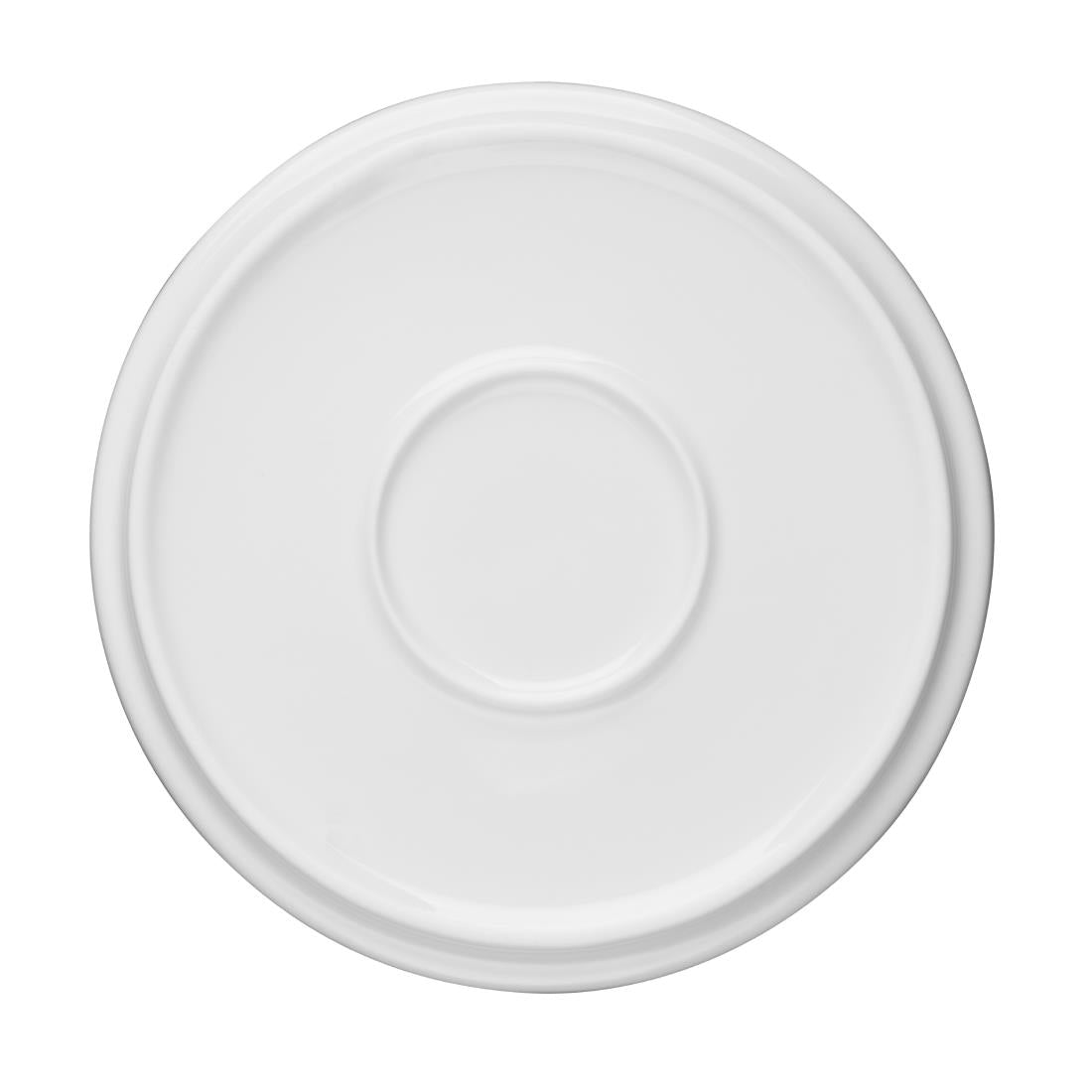 FW812 Olympia Whiteware Platte Ronde Borden 150mm (6 Stuks)