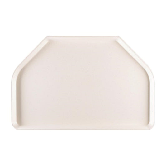 DR868 Roltex polyester trapezium dienblad 500 x 325mm grijs