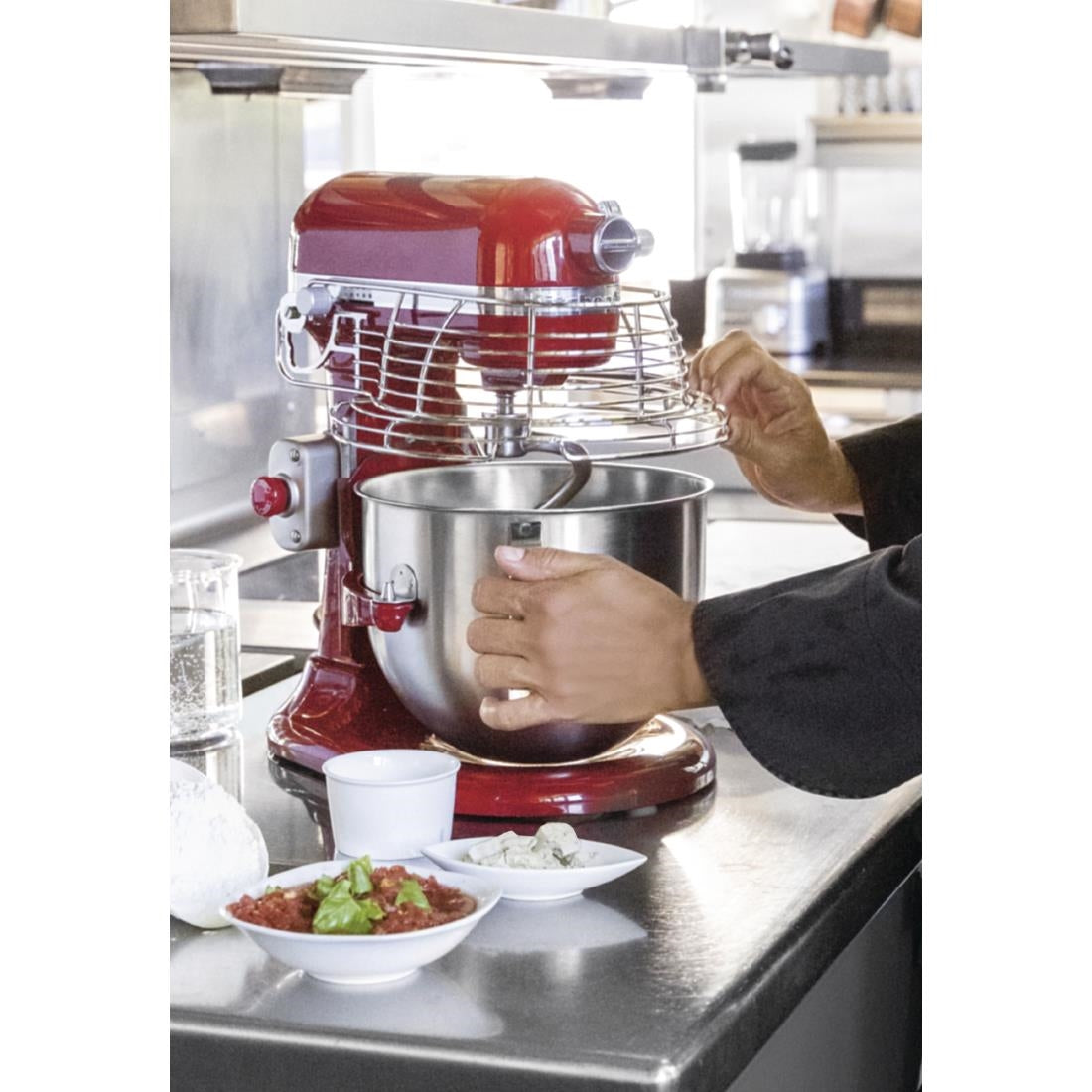 CB576 KitchenAid professionele mixer rood 6,9Ltr 5KSM7990XEER