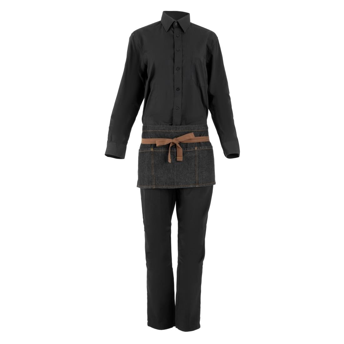 B591 Chef Works Urban Memphis Heupschort zwart