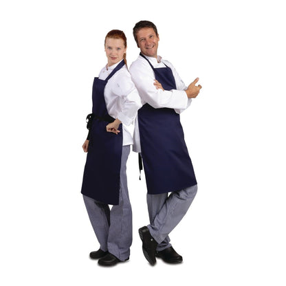 A543 Whites halterschort donkerblauw