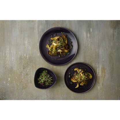 DX066 Churchill Stonecast Patina Deep Purple Lotus Kom 23.5cm (12 stuks)