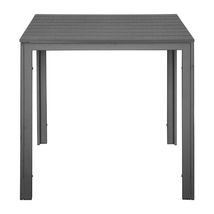 HZ021 Bolero Valletta Grijs Latten Tuin Tafel 780mm