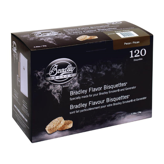 FE655 Bradley Food Smoker Pecan Flavour Bisquette (120 Pack)