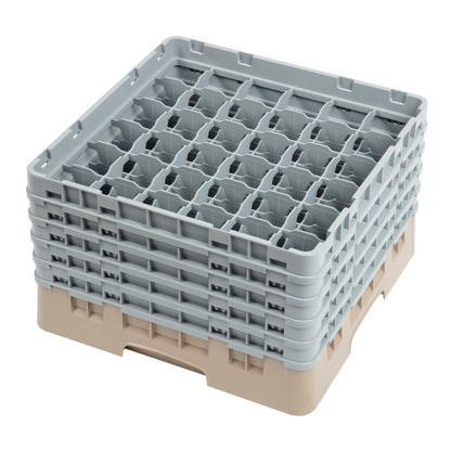 DW559 Cambro Camrack vaatwaskorf met 36 compartimenten max. glashoogte 25,7cm