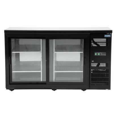 CS102 Polar U-serie bardisplay met 2 schuifdeuren